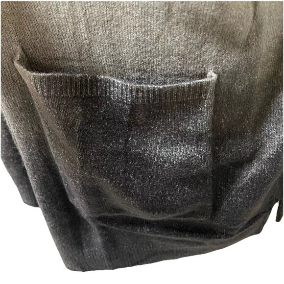 Democracy Women’s Ombré Cardigan Heather Oatmeal Charcoal Size Large 10-12 New! - Picture 3 of 8
